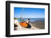 Colorful Boats on the Beach, Torreira, Aveiro, Beira, Portugal, Europe-G and M Therin-Weise-Framed Photographic Print