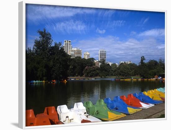 Colorful Boats, Palmero, Buenos Aires, Argentina-Bill Bachmann-Framed Photographic Print