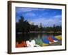 Colorful Boats, Palmero, Buenos Aires, Argentina-Bill Bachmann-Framed Photographic Print