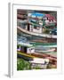 Colorful Boats, Panama City, Panama-Keren Su-Framed Premium Photographic Print