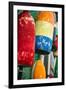 Colorful Bouys-Lantern Press-Framed Art Print