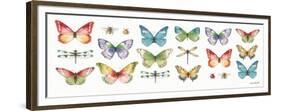 Colorful Breeze Bright Butterflies and Bugs-Lisa Audit-Framed Premium Giclee Print