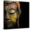 Colorful Buddha-null-Stretched Canvas