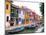 Colorful Building along Canal, Burano, Italy-Julie Eggers-Mounted Premium Photographic Print