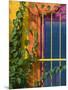 Colorful Building Detail, Barra De Navidad, Jalisco, Mexico-Walter Bibikow-Mounted Premium Photographic Print