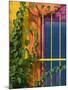 Colorful Building Detail, Barra De Navidad, Jalisco, Mexico-Walter Bibikow-Mounted Photographic Print