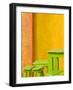 Colorful Building Detail, Barra De Navidad, Jalisco, Mexico-Walter Bibikow-Framed Photographic Print