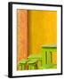 Colorful Building Detail, Barra De Navidad, Jalisco, Mexico-Walter Bibikow-Framed Photographic Print