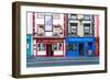 Colorful building fronts of traditional beer pubs in Kilkenny, County Kilkenny, Leinster, Ireland-Logan Brown-Framed Photographic Print