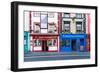 Colorful building fronts of traditional beer pubs in Kilkenny, County Kilkenny, Leinster, Ireland-Logan Brown-Framed Photographic Print