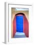 Colorful Building in Oia on Santorini in the Greek Isles-Darrell Gulin-Framed Photographic Print