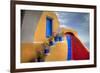 Colorful Building in Oia on Santorini in the Greek Isles-Darrell Gulin-Framed Photographic Print