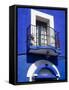 Colorful Building with Iron Balcony, Guanajuato, Mexico-Julie Eggers-Framed Stretched Canvas