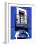 Colorful Building with Iron Balcony, Guanajuato, Mexico-Julie Eggers-Framed Photographic Print