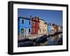 Colorful Buildings at Burano Island, Venice Lagoon, Venice, Veneto, Italy-Carlo Morucchio-Framed Photographic Print