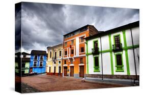 Colorful Buildings in City-Nish Nalbandian-Stretched Canvas