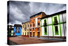 Colorful Buildings in City-Nish Nalbandian-Stretched Canvas