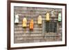 Colorful Buoys in Peggys Cove-null-Framed Art Print