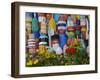 Colorful Buoys on Wall, Rockport, Massachusetts, USA-Adam Jones-Framed Premium Photographic Print