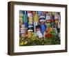 Colorful Buoys on Wall, Rockport, Massachusetts, USA-Adam Jones-Framed Photographic Print