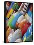 Colorful Buoys, Rockport, Cape Ann, Massachusetts, USA-Adam Jones-Framed Stretched Canvas