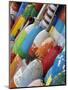 Colorful Buoys, Rockport, Cape Ann, Massachusetts, USA-Adam Jones-Mounted Premium Photographic Print