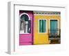 Colorful Burano City Homes, Italy-Terry Eggers-Framed Photographic Print