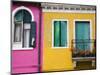 Colorful Burano City Homes, Italy-Terry Eggers-Mounted Photographic Print