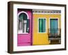 Colorful Burano City Homes, Italy-Terry Eggers-Framed Photographic Print