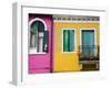 Colorful Burano City Homes, Italy-Terry Eggers-Framed Photographic Print