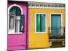 Colorful Burano City Homes, Italy-Terry Eggers-Mounted Photographic Print