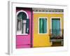 Colorful Burano City Homes, Italy-Terry Eggers-Framed Photographic Print