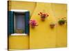 Colorful Burano City Homes, Italy-Terry Eggers-Stretched Canvas