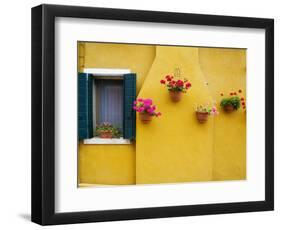 Colorful Burano City Homes, Italy-Terry Eggers-Framed Photographic Print