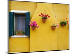 Colorful Burano City Homes, Italy-Terry Eggers-Mounted Photographic Print