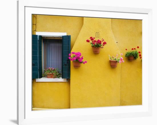 Colorful Burano City Homes, Italy-Terry Eggers-Framed Photographic Print