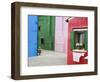 Colorful Burano City Homes, Italy-Terry Eggers-Framed Photographic Print