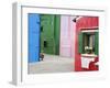 Colorful Burano City Homes, Italy-Terry Eggers-Framed Photographic Print