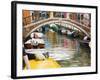 Colorful Burano City Homes Reflecting in the Canal, Italy-Terry Eggers-Framed Photographic Print