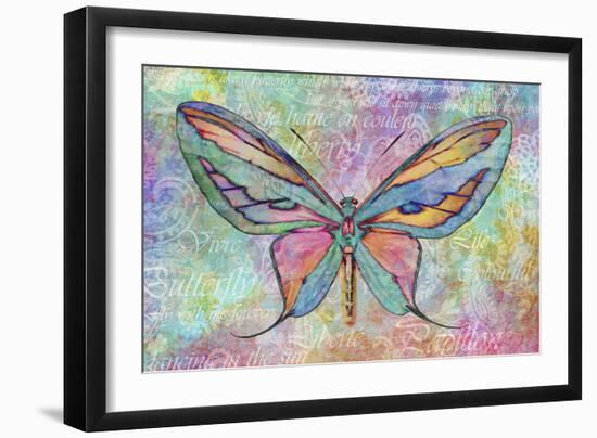 Colorful Butterfly-Cora Niele-Framed Giclee Print