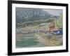 Colorful Capri Island Harbour in Golfo di Naples-Markus Bleichner-Framed Art Print