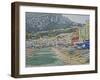 Colorful Capri Island Harbour in Golfo di Naples-Markus Bleichner-Framed Art Print