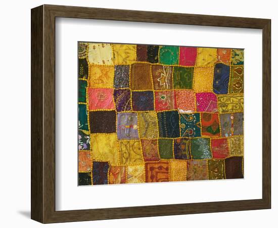 Colorful Carpet, Pushkar, Rajasthan, India-Keren Su-Framed Photographic Print