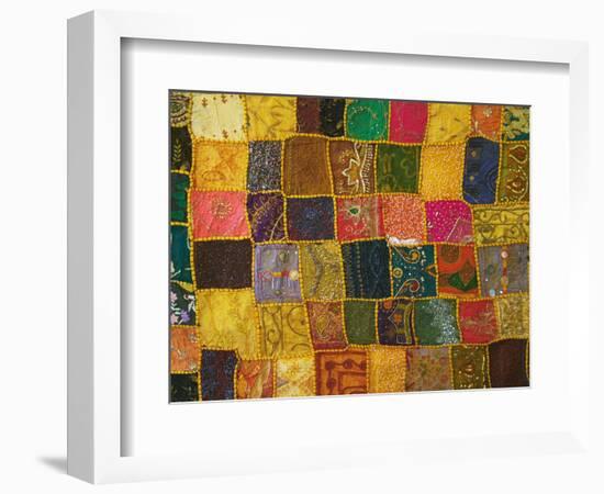 Colorful Carpet, Pushkar, Rajasthan, India-Keren Su-Framed Photographic Print