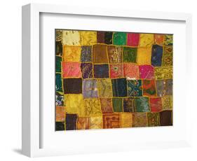 Colorful Carpet, Pushkar, Rajasthan, India-Keren Su-Framed Photographic Print