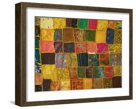 Colorful Carpet, Pushkar, Rajasthan, India-Keren Su-Framed Photographic Print