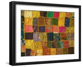 Colorful Carpet, Pushkar, Rajasthan, India-Keren Su-Framed Photographic Print