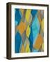 Colorful Cascade I-Alonzo Saunders-Framed Art Print