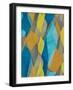 Colorful Cascade I-Alonzo Saunders-Framed Art Print