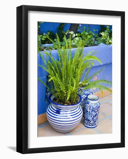 Colorful Ceramic Pots, San Miguel De Allende, Guanajuato State, Mexico-Julie Eggers-Framed Photographic Print